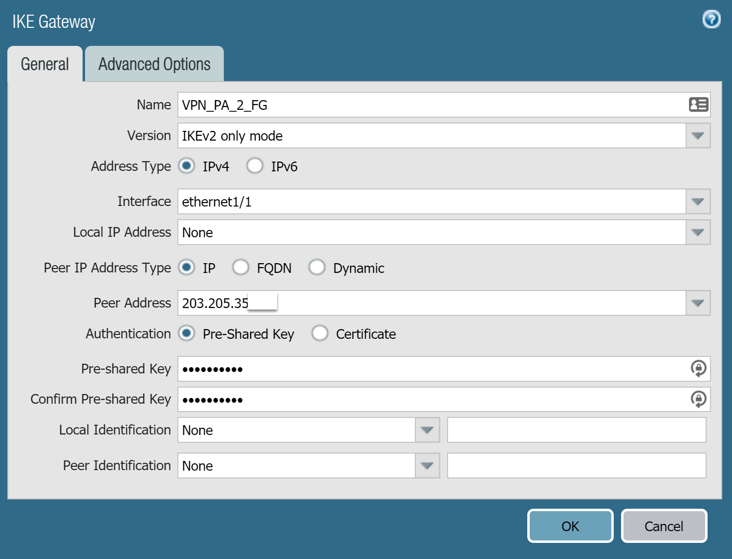 Interface peer. Palo Alto NGFW Интерфейс. Palo Alto конфигурация. Список VPN ikev2/ IPSEC Psk. Настройка IPSEC.