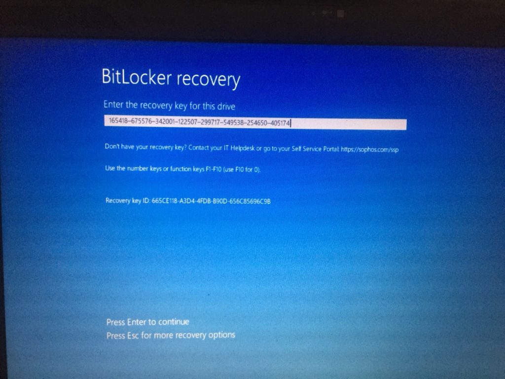 what is bitlocker recovery password